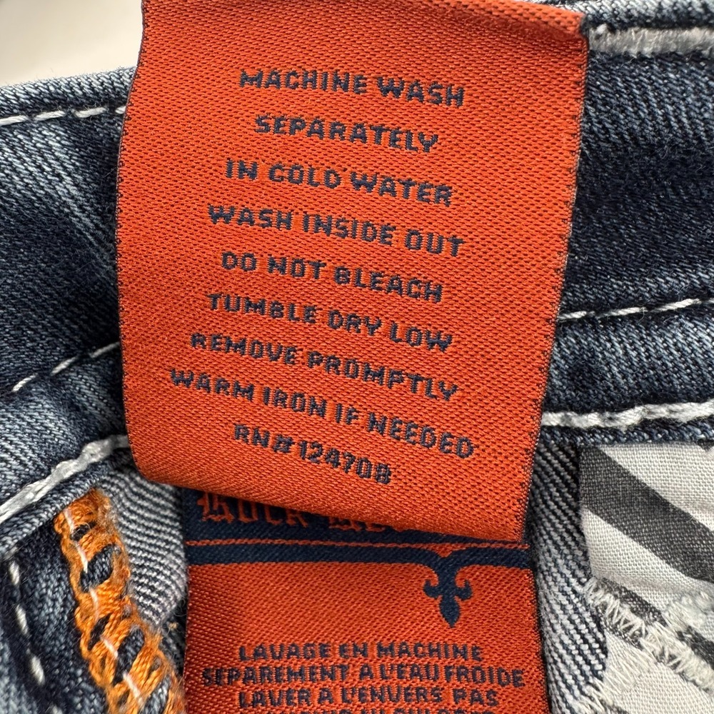 Rock Revival Tali Skinny Jeans WOMENS Blue Embellished Denim SIZE 27 x 29 - Picture 12 of 13